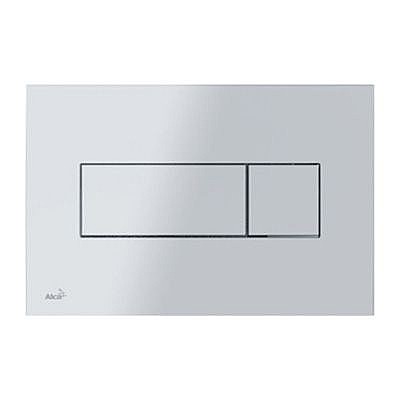 לחצן מיכל סמוי אלקה 370 ניקל מבריק