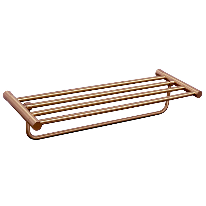 מדף מגבות 60 ס״מ לאמבטיה STYLO רוז גולד