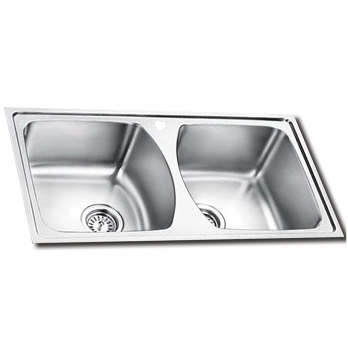 כיור מטבח נירוסטה דגם OULIN ורג'יניה | 85X45 ס"מ