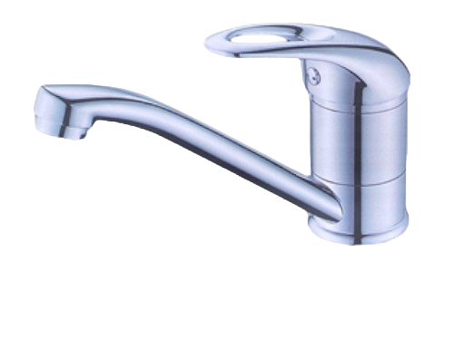 ברז פרח לכיור רחצה פיה קצרה מסתובבת דגם אלה חמת בייסיק
