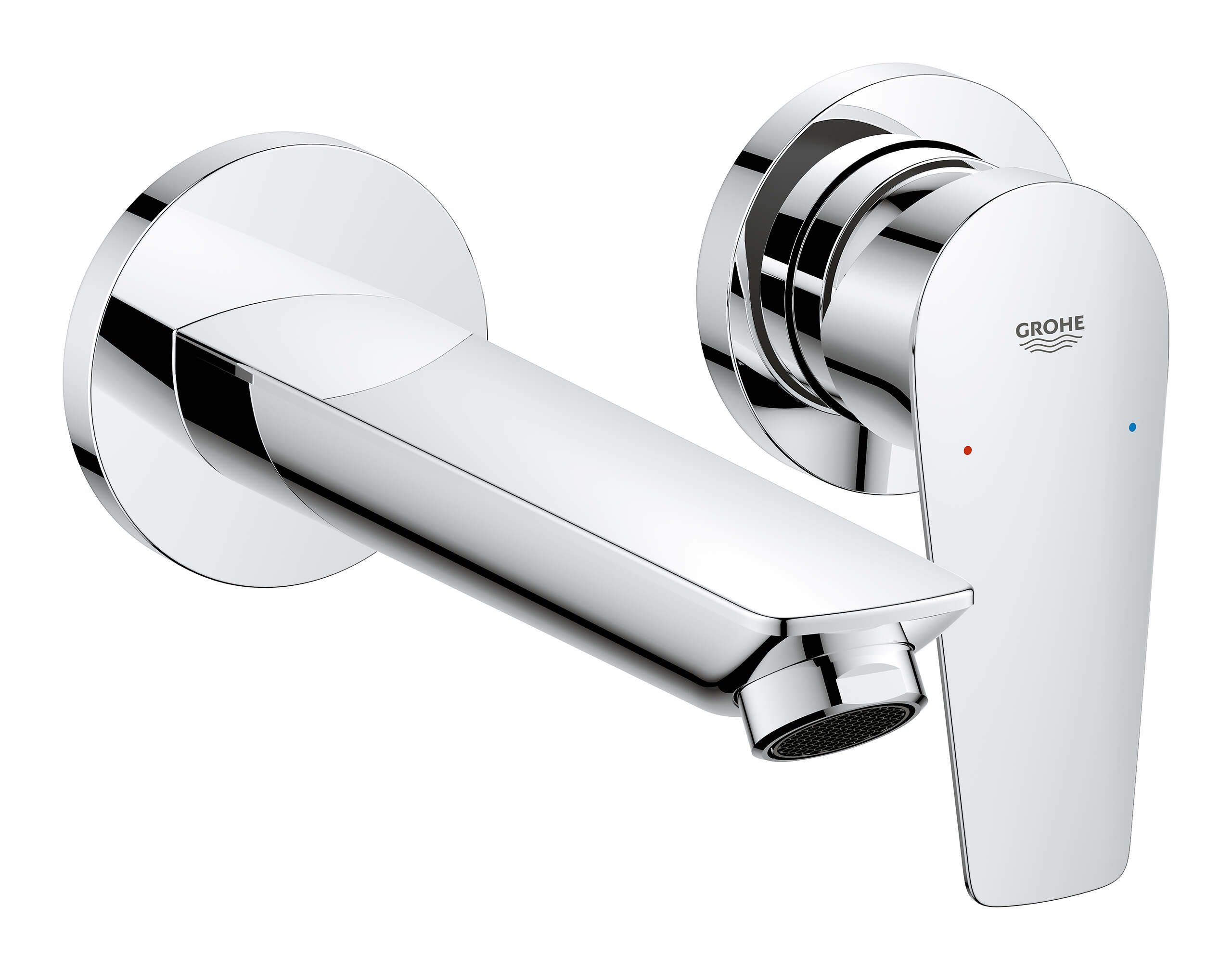 ברז קיר BauEdge כרום ניקל GROHE