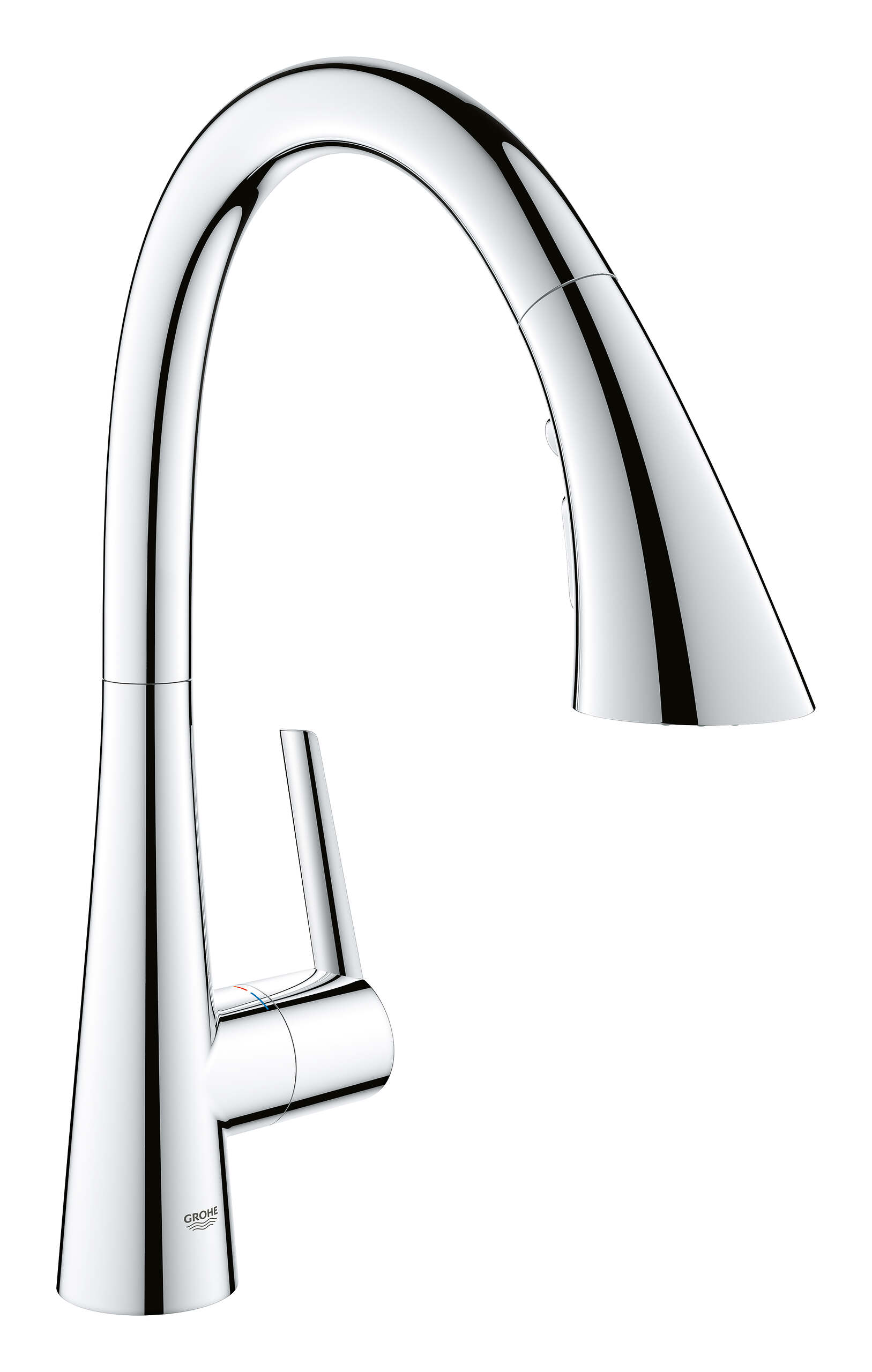 ברז מטבח נשלף ZEDRA כרום ניקל GROHE
